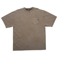 DGK Vigor Washed Brown Knit T-Shirt