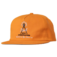Real Skateboards Spot Conservators Orange Snapback Hat