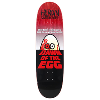 Heroin Dawn Of The Egg Red 9.4 Skateboard Deck