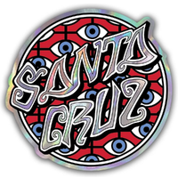 Santa Cruz Eyes Dot Salba Sticker