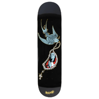 Welcome Rosary On Popsicle Black Gold Foil 8.25 Skateboard Deck