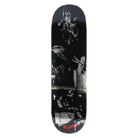 Welcome Trial On Popsicle Black Silver Foil 9.0 Skateboard Deck