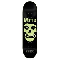 Zero Misfits Fiend Skull Glow In The Dark 8.5 Skateboard Deck