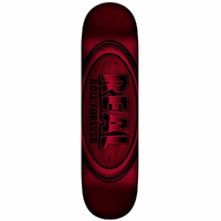 Real DBX Oval Red Foil 8.38 Skateboard Deck