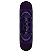 Real DBX Oval Purple Foil 8.38 Skateboard Deck