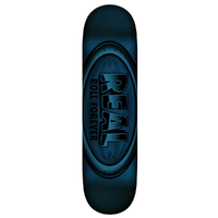 Real DBX Oval Blue Foil 8.5 Skateboard Deck