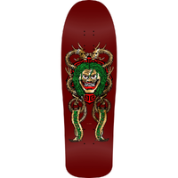 Powell Peralta Cab Mask Burgundy Gold Foil 9.75 Skateboard Deck