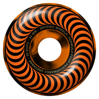 Spitfire Swirl Classic Black Orange F4 99D 54mm Skateboard Wheels