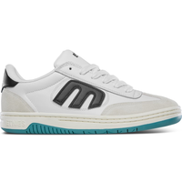 Etnies Locut White Black Green Mens Skate Shoes