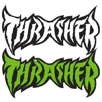 Thrasher Metal Sticker