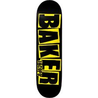Baker Jacopo Brand Logo Danger Yellow 8.0 Skateboard Deck