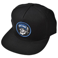 Dogtown X Suicidal Skates Eat Shit Patch Black Snapback Hat