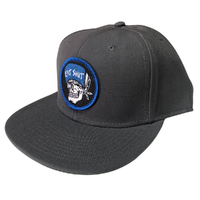 Dogtown X Suicidal Skates Eat Shit Patch Grey Snapback Hat