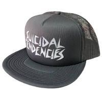 Dogtown Suicidal Skates Tendencies Possessed Flip Mesh Grey Hat