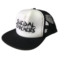 Dogtown Suicidal Skates Tendencies Possessed Flip Mesh White Black Hat