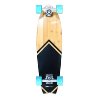 Holiday Eggs Benny Bamboo Black 28 Cruiser Skateboard