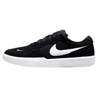 Nike SB Force 58 Black Black White Mens Skate Shoes