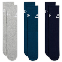 Nike Sportswear Everyday Essential Multi Large 3 Pair Crew Socks