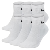 Nike Everyday Cushioned Training White Black Large 6 Pair Ankle Socks