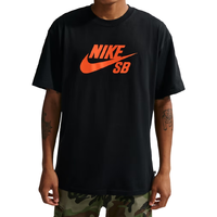 Nike SB Logo Black Safety Orange T-Shirt