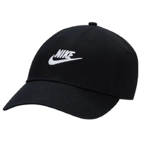 Nike Club Unstructured Futura Wash Black White Hat