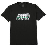 HUF Chrome Grit Black T-Shirt