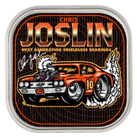 Bronson Chris Joslin 6 Ball Raw 8Pk Skateboard Bearings