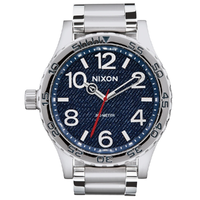 Nixon 51-30 Silver Denim Watch