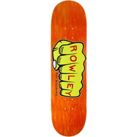 Toy Machine Geoff Rowley Fists Orange 8.5 Skateboard Deck