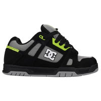 DC Stag Black Grey Lime Mens Skate Shoes