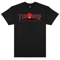 Thrasher X Spitfire Big Head Black T-Shirt