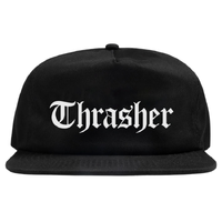 Thrasher X Spitfire End Oath Black Snapback Hat