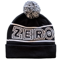 Zero Bold Black Bom Beanie