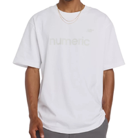 New Balance Numeric Cotton White T-Shirt