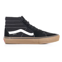 Vans Skate Sk8 Hi Black Gum White Shoes