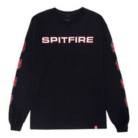 Spitfire Classic 87 Bighead Black Red Long Sleeve Shirt