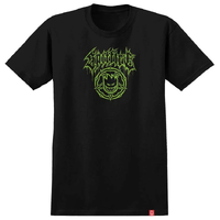 Spitfire Basic Pentagram Drip Black Green T-Shirt