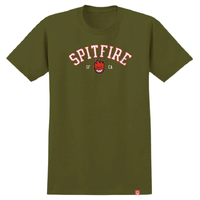 Spitfire Team Bighead Military Green Red White T-Shirt