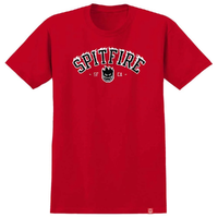 Spitfire Team Bighead Flames Red Black White T-Shirt