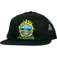 Spitfire Mushroom Bighead Black Snapback Hat