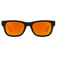 Ritual Vision Bad Habit Matte Black Orange Reflective Polarised Sunglasses
