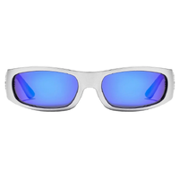 Ritual Vision Parasite Matte Chrome Blue Reflective Polarised Sunglasses