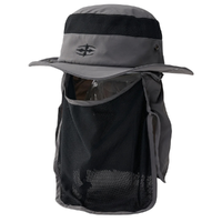 Ritual Vision Wide Brim Convertible Grey Stealth Hat