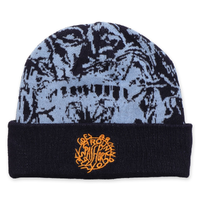 Passport Goes Around Navy Beanie