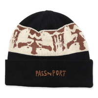 Passport Scissorcraft Black Beanie