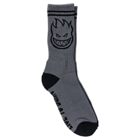 Spitfire Bighead Charcoal Black 1 Pair Mens Socks