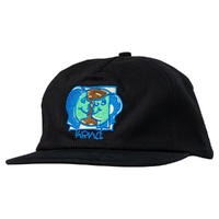 Krooked Moonsmile Black Snapback Hat