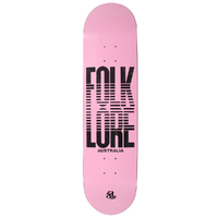 Folklore Warm Press Fade Pink 7.75 Skateboard Deck