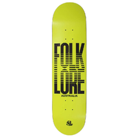 Folklore Warm Press Fade Green 8.25 Skateboard Deck