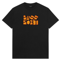 Passport Rough Neg Black T-Shirt